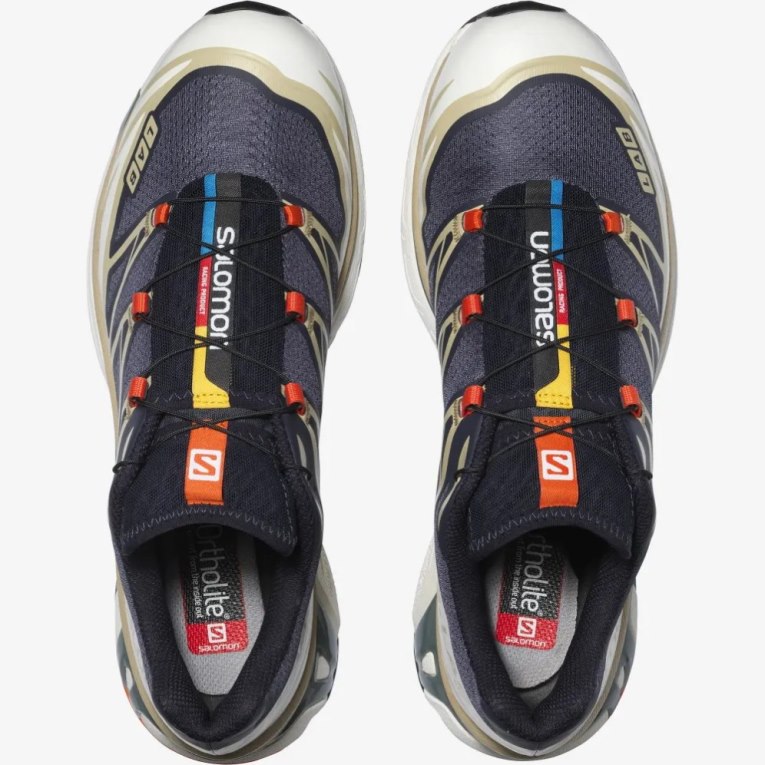 Navy Salomon Xt-6 Men's Sneakers | PH 48530M